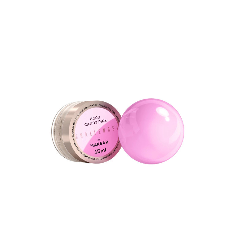 Makear-HG03 ChallenGel Candy Pink 15ml - 1