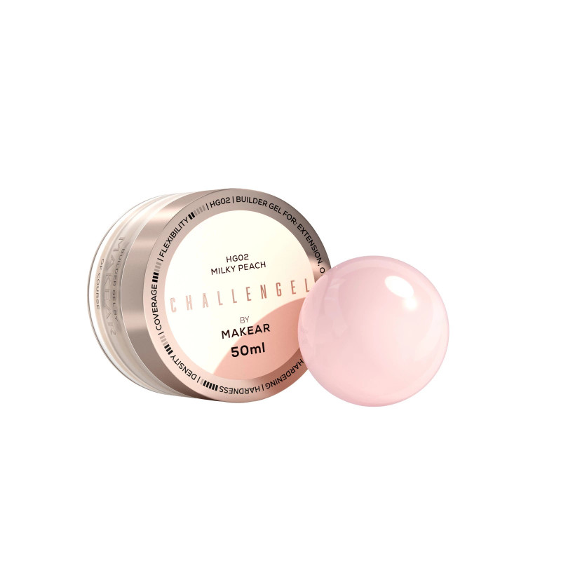 Makear-HG02 ChallenGel Milky Peach 50ml - 1