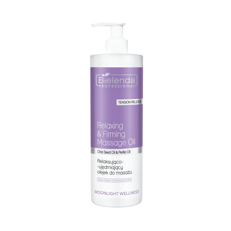 b-MOONLIGHT WELLNESS-Relaksująco-ujędrni ający olejek do masażu, 500ml - 1
