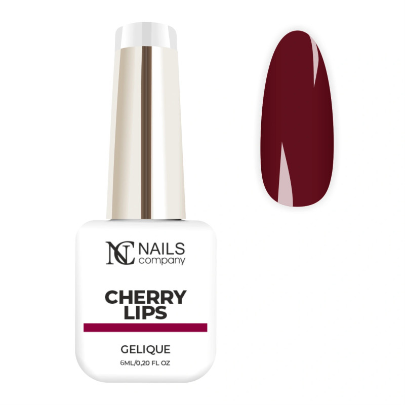 Nails Company - Lakier hybrydowy GELIQUE Cherry Lips, 6ml