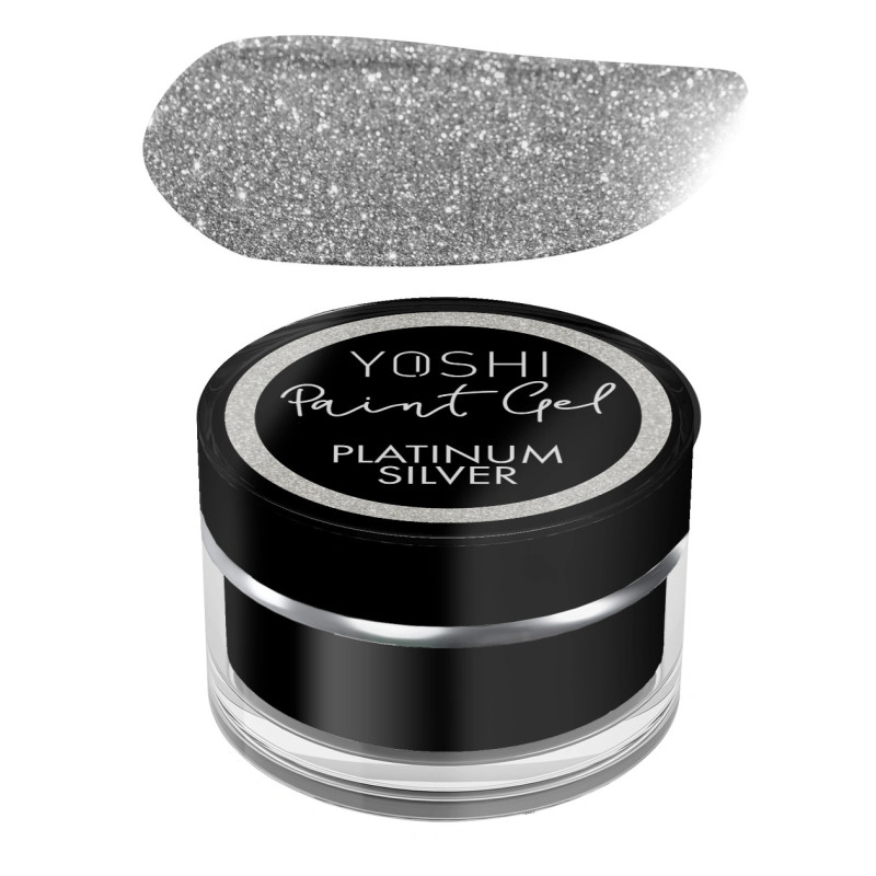 YOSHI - Paint Gel UV LED Platinum Silver, 5ml