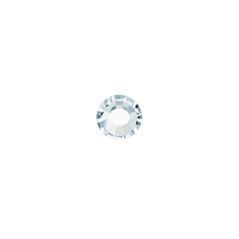 Euro Fashion - Cyrkonie średnie Swarovski Crystal/Srebrne, 40szt