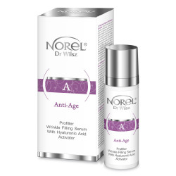 Norel - ANTI - AGE - Serum wypełniające zmarszczki z aktywatorem kwasu hialuronowego 30ml, DA373