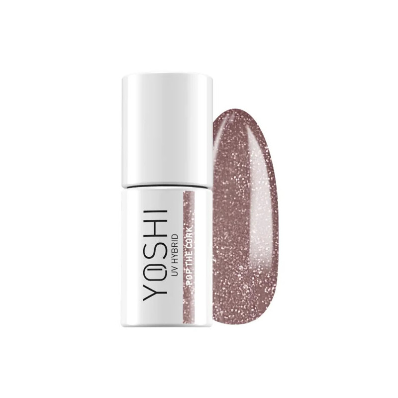 YOSHI - Lakier Hybrydowy UV LED Pop The Cork 141, 6 ml