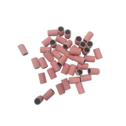 Pedicare - Walce ścierne gradacja 150 różowe 6.3mm, 100szt