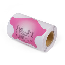 Aba Group - Forma / Szablon do przedłużania paznokci róż, 100szt