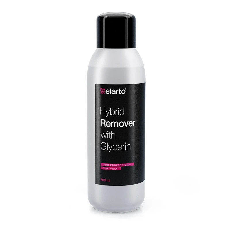 Elarto - Płyn do usuwania hybryd - Hybrid Remover with Glycerin, 500ml