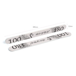 Aba Group - Pilnik do paznokci PROSTY 100/180 SLIM, 25szt