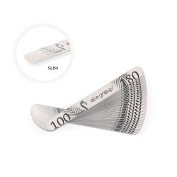 Aba Group - Pilnik do paznokci PROSTY 100/180 SLIM, 25szt