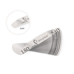 Aba Group - Pilnik do paznokci PÓŁKSIĘŻYC 180/240 SLIM, 25szt