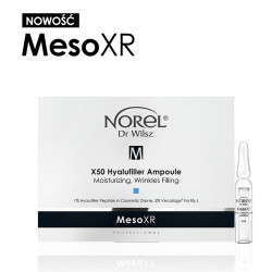 Norel - MesoXR - X50 Hyalufiller Ampułka nawilżająca i wypełniająca zmarszczki 5x3ml, PA450