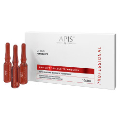 Apis - PRO-LIFT SPICULE TECHNOLOGY - Liftingujące ampułki z DMAE i biomimetyczną „konotoksyną”, 10x3ml