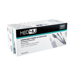 med4U - Samoklejące torebki do sterylizacji, 57mmx100mm