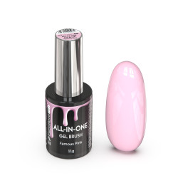 Excellent PRO - ALL-IN-ONE Gel Brush Famous Pink, 11g