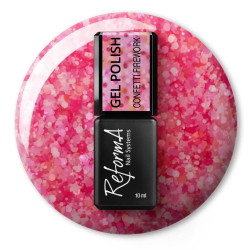 ReformA - Lakier Hybrydowy - Gel Polish Confetti Firework, 10ml