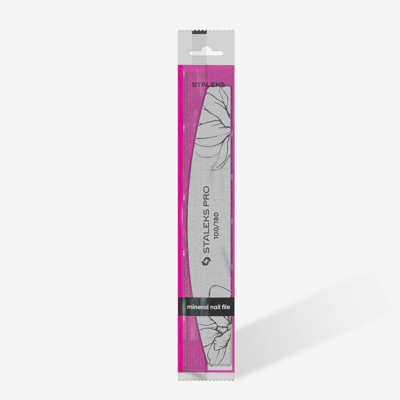 Staleks - Pilnik mineralny półksiężyc EXPERT 40 100/180 grit, 1szt