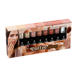 Victoria Vynn - Zestaw lakierów z kolekcji Coffee Shop + Top Oh! My Gloss