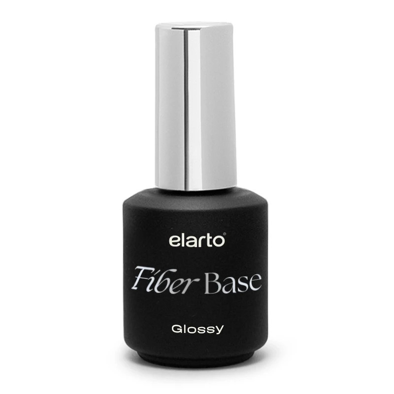 Elarto - Fiber Base Glossy - Baza hybrydowa z włóknami fiberglass, 15ml