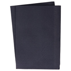 Ricco Nails - MINI-MED - Serweta podfoliowana czarna składana 2-warstwowa 33x48, 50szt