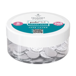 Pharm Foot - TAPE LAYER - Wymienne nakładki ścierne na PODO DISC w słoiczku 240 S, 50szt