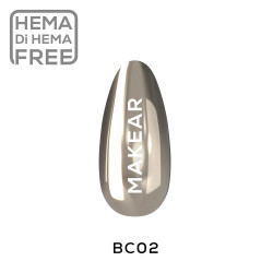 Makear - BC02 - Pyłek w Płynie Chrome Platinum, 5ml