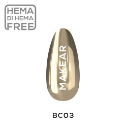 Makear - BC03 - Pyłek w Płynie Chrome Gold, 5ml