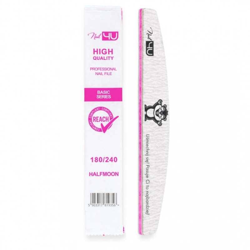 NAIL4U - Pilnik Basic III łódka 180/240 Edycja Limitowana Bóbr, 25szt
