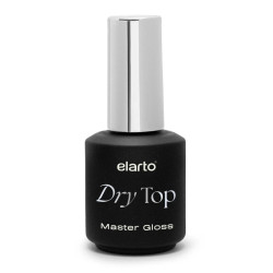 Elarto - Dry Top Master Gloss - Top hybrydowy nabłyszczający, 15ml