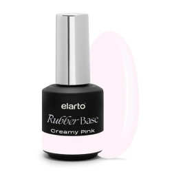 Elarto - Rubber Base - Baza hybrydowa Creamy Pink, 15ml