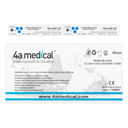4a medical - Testy do sterylizacji w autoklawie - klasa IV, 250szt