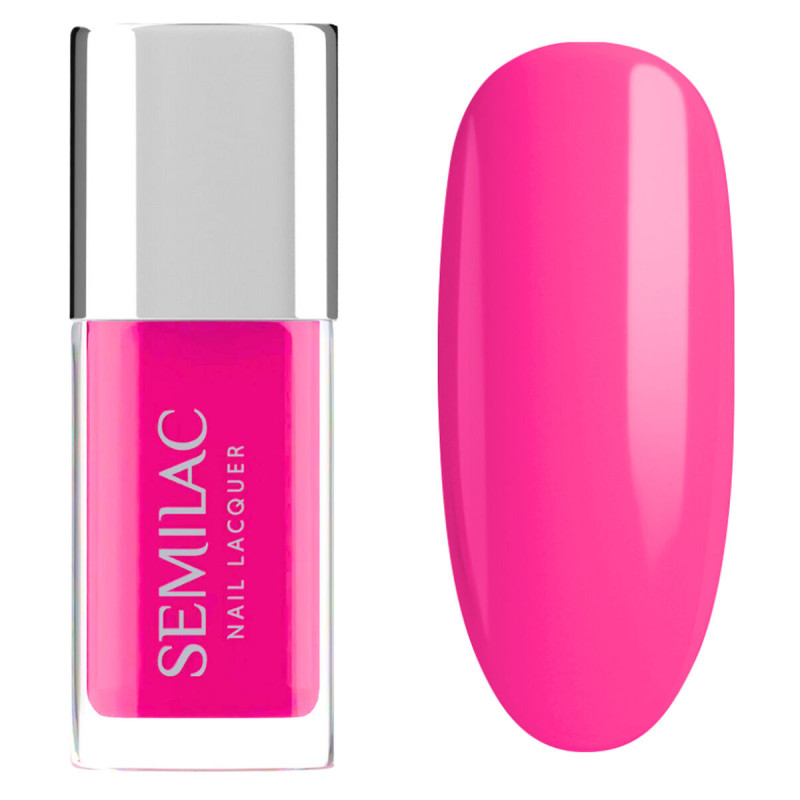 Semilac - Nail Lacquer Neon Pink - Lakier Klasyczny 119, 9ml