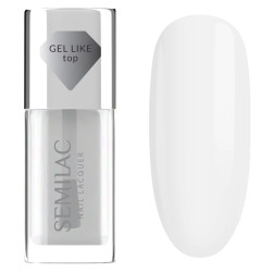 Semilac - Top do lakierów klasycznych - Nail Lacquer Top Gel Like, 9ml