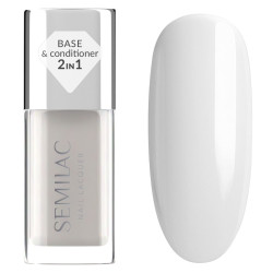 Semilac - Baza do lakierów klasycznych - Nail Lacquer Smoothing Base, 9ml