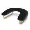 Clavier - Podpórka pod dłonie do manicure owal - miękka, czarno-złota