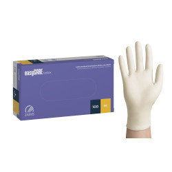 ZARYS - easyCARE latex - Rękawice diagnostyczne nitrylowe - M