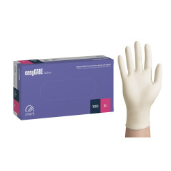 ZARYS - easyCARE latex - Rękawice diagnostyczne nitrylowe - S
