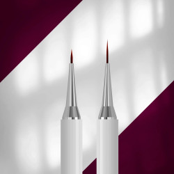 Staleks - EXCLUSIVE - 01/11 Dwustronny pędzel liner 7 mm / liner 12 mm