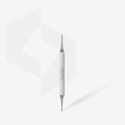 Staleks - EXCLUSIVE - 01/11 Dwustronny pędzel liner 7 mm / liner 12 mm