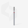 Staleks - EXPERT - Frez diamentowy cylinder zaokrąglony czerwony, średnica 2,3 mm, część robocza 8 mm