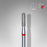 Staleks - EXPERT - Frez diamentowy cylinder zaokrąglony czerwony, średnica 2,3 mm, część robocza 8 mm
