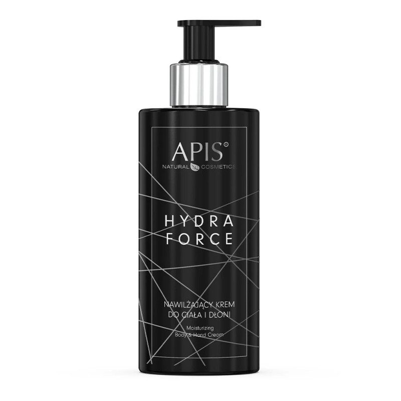 Apis - HYDRA FORCE - Nawilżający krem do ciała i dłoni męski, 300ml