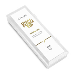 Clavier - Dual Naturalny Look - Formy do przedłużania paznokci górne, 120szt