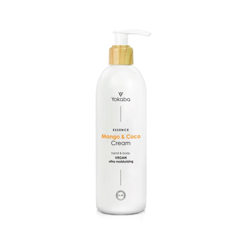 Yokaba - Mango & Coco Cream - Nawilżający krem do dłoni i ciała, 240ml