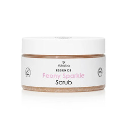 Yokaba - Peony Sparkle Scrub - Rozświetlający peeling do rąk i ciała, 250g