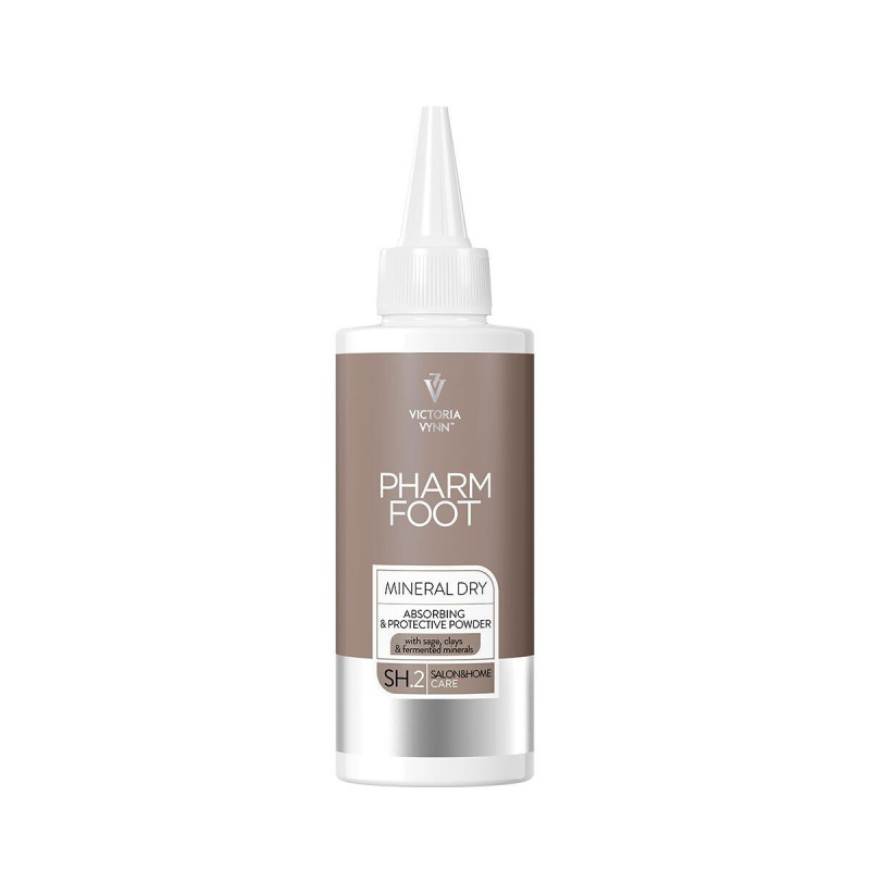 Pharm Foot - MINERAL DRY - Zasypka absorbująco-ochronna do stóp z nadpotliwością, 100g
