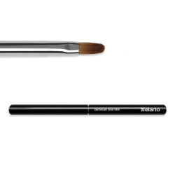Elarto - Gel Brush Oval Mini - Pędzel do żelu z metalową rączką