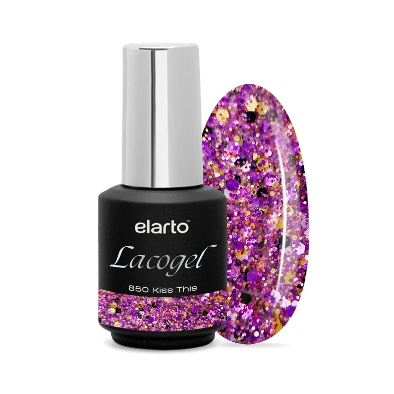 Elarto - Lacogel - Lakier hybrydowy Kiss This nr 850, 8ml