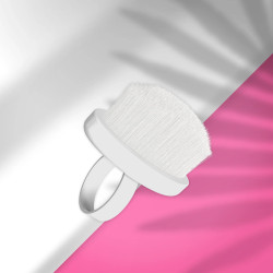 Staleks - Expert 03 Mini Manicure - Pierścień z szczoteczką do oczyszczania paznokci z kurzu, 10szt