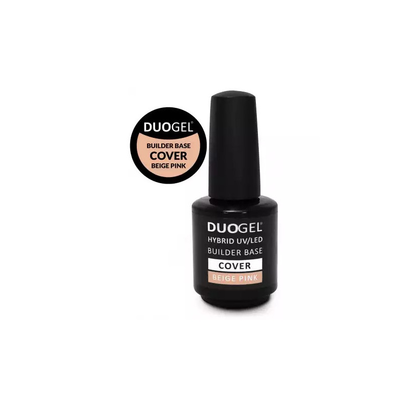 DuoGel Baza hybrydowa Base Coat Beige Pink 15ml - 1