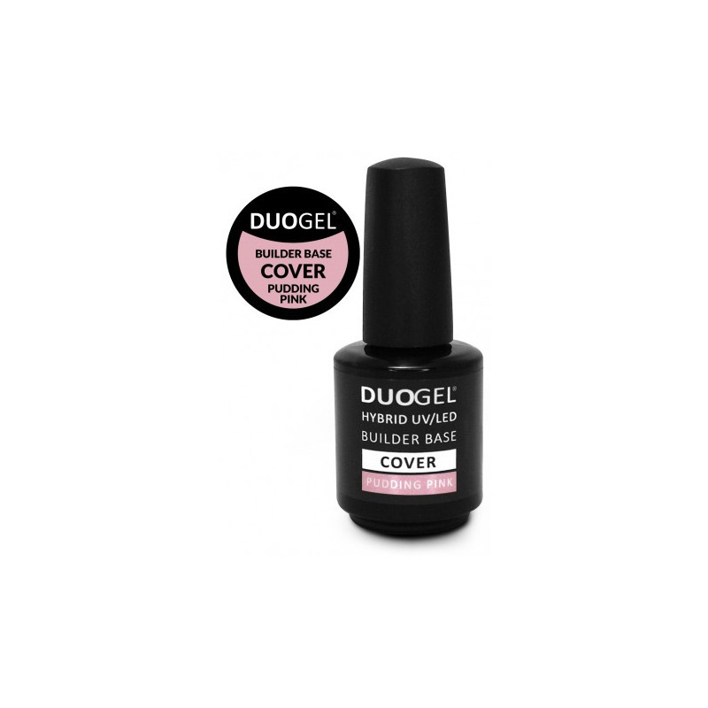 DuoGel - Baza hybrydowa 15ml Base Coat Pudding Pink